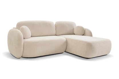Lask OLIO Rounded Corner Sofa Bed – 261 x 177 cm – Left or Right Configuration