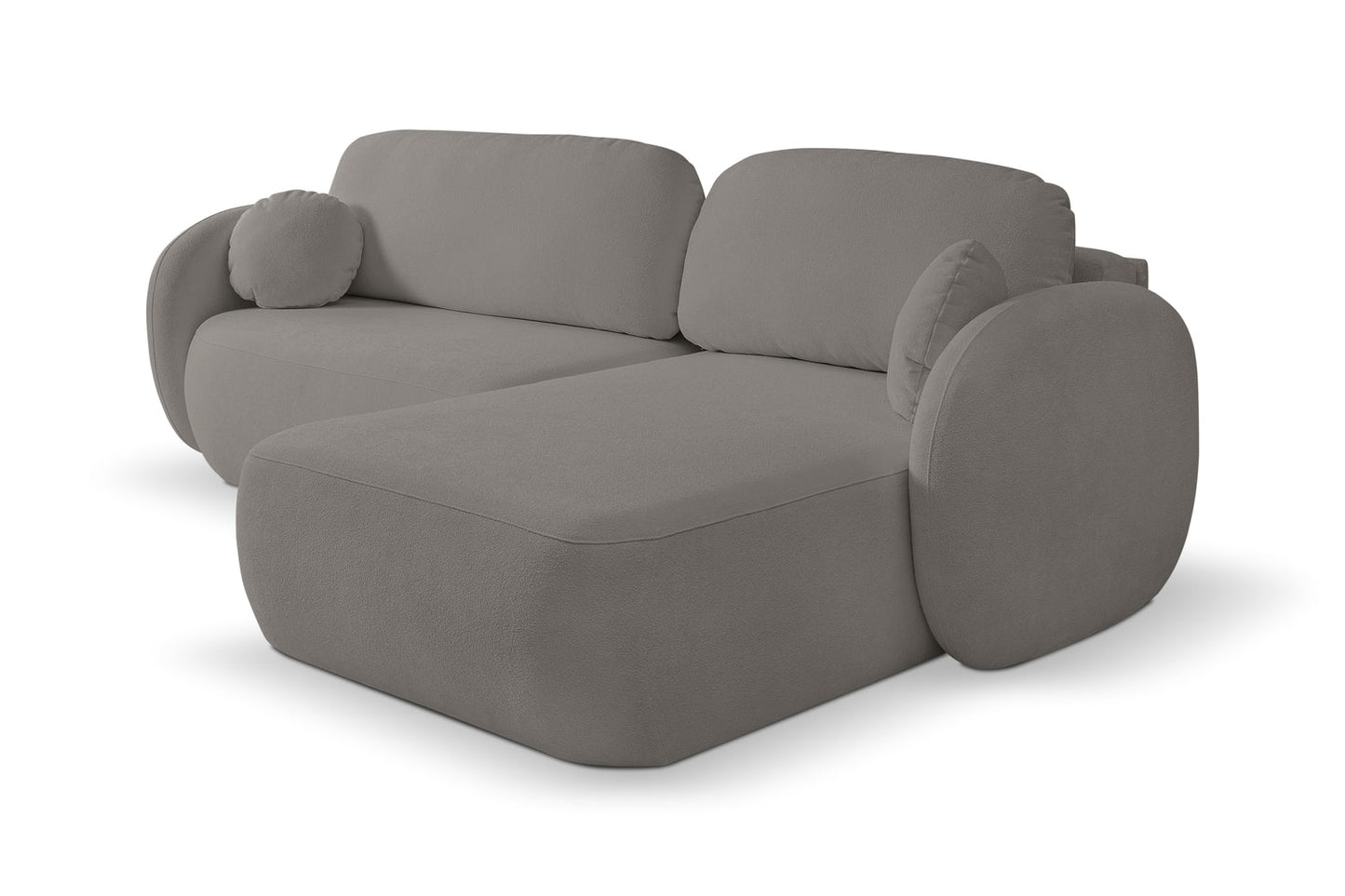 Lask OLIO Rounded Corner Sofa Bed – 261 x 177 cm – Left or Right Configuration