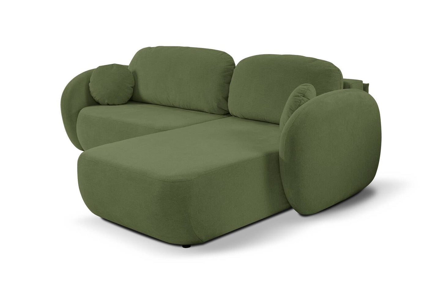 Lask OLIO Rounded Corner Sofa Bed – 261 x 177 cm – Left or Right Configuration