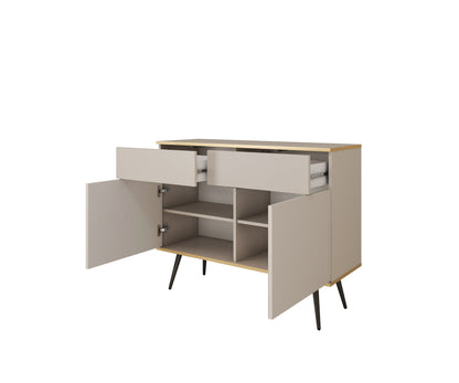 Oro KSZ107 Sideboard Beige / Gold Legs