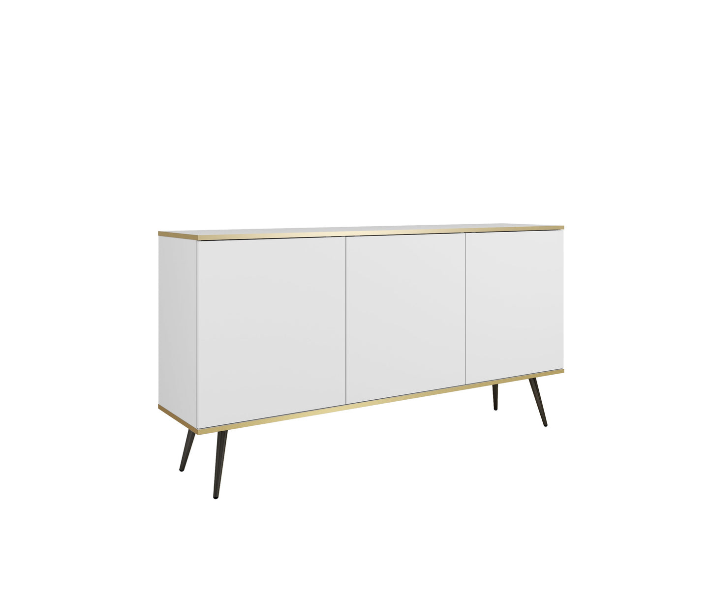 Oro K160 Sideboard White / Black Legs