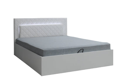 PANAREA 81 Bed – White with Storage 160 x 200 cm
