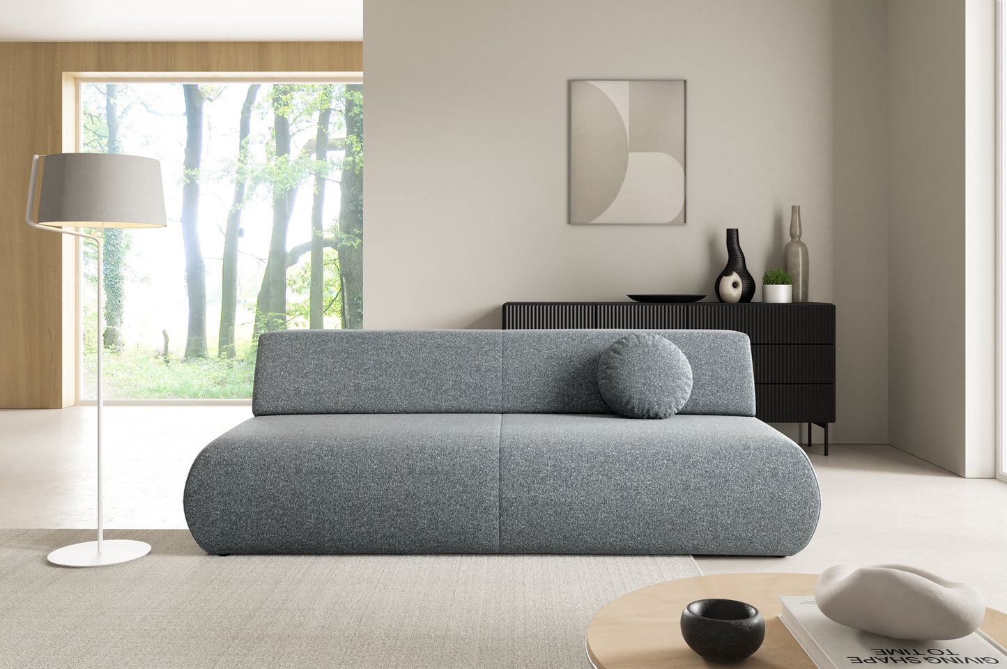 Lask PUENTE Sofa Bed with Storage – 214 x 100 cm