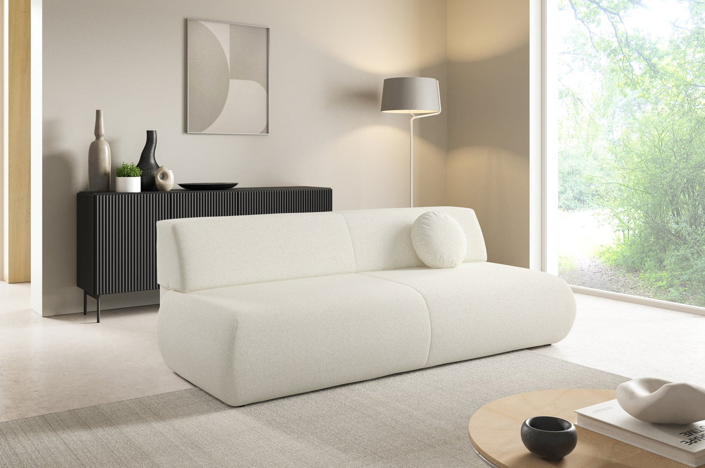 Lask PUENTE Sofa Bed with Storage – 214 x 100 cm