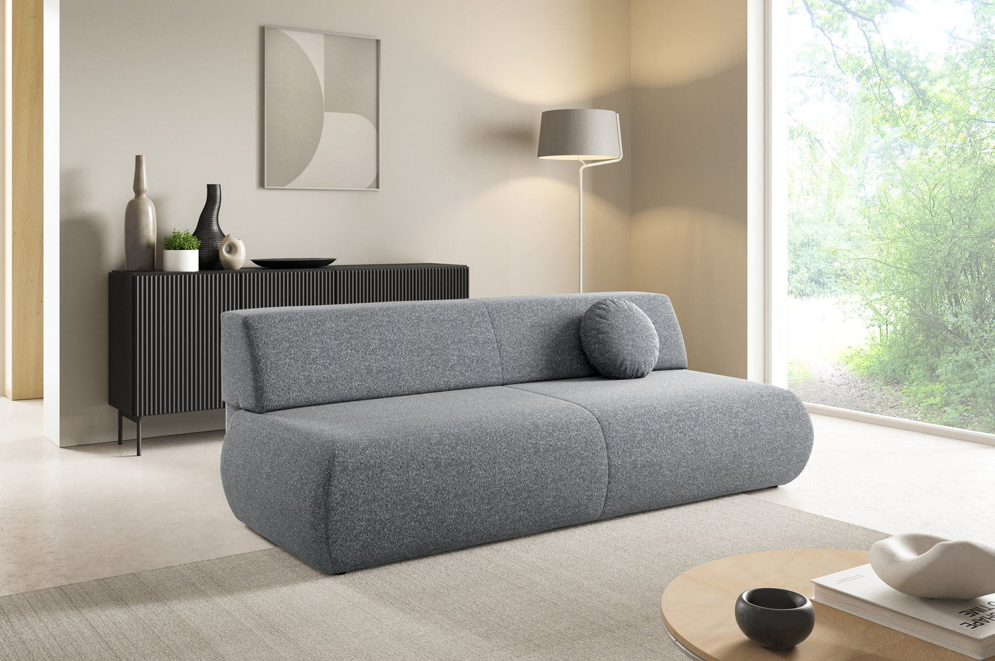 Lask PUENTE Sofa Bed with Storage – 214 x 100 cm