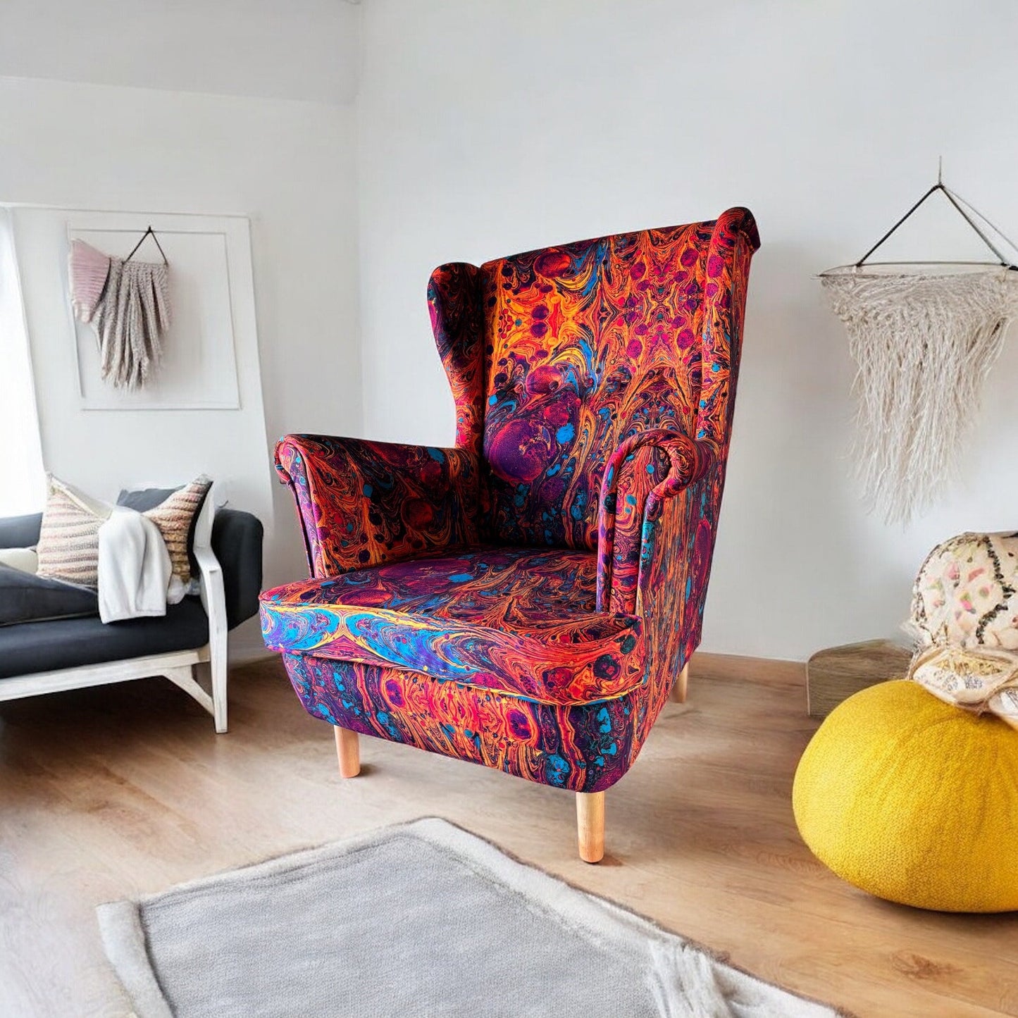 MR Wing Chair – Comfort in Style - Multiple Colour Options Available