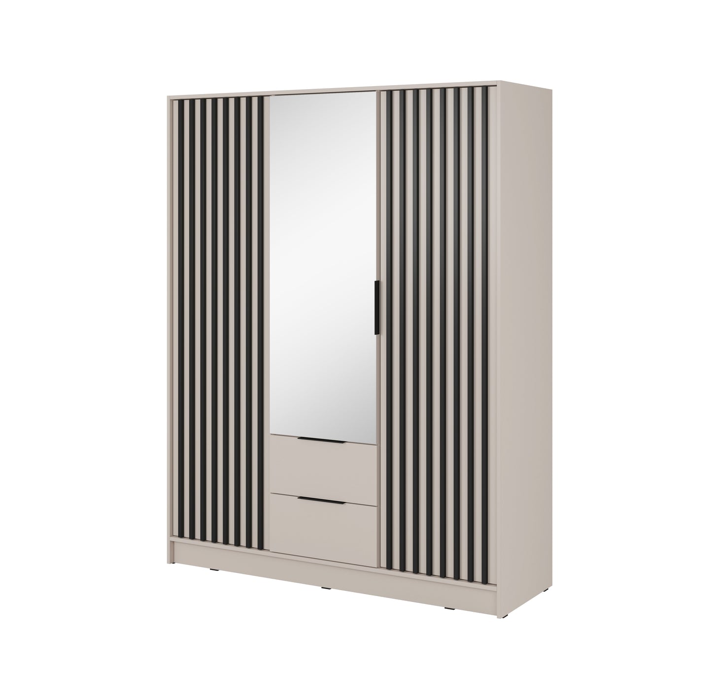 Nelly 3D Wardrobe with Mirror Cashmere