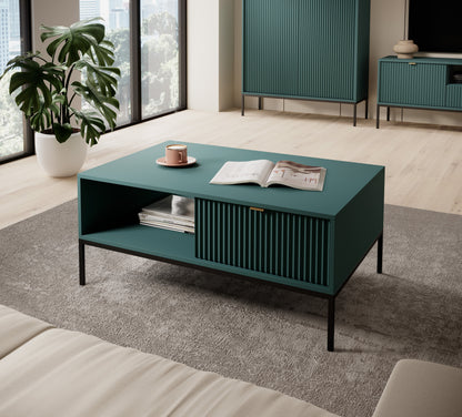 Nova Coffee Table Labrador Green- Modern Design and Practical Functionality