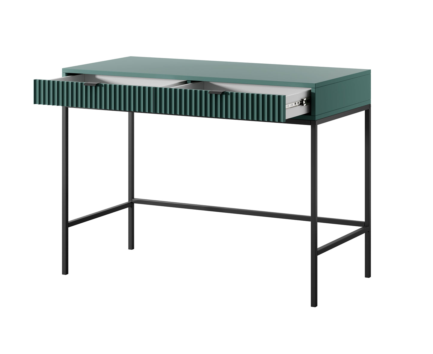 Nova Vanity Table Labrador Green - A Fusion of Modern Elegance and Practical Storage