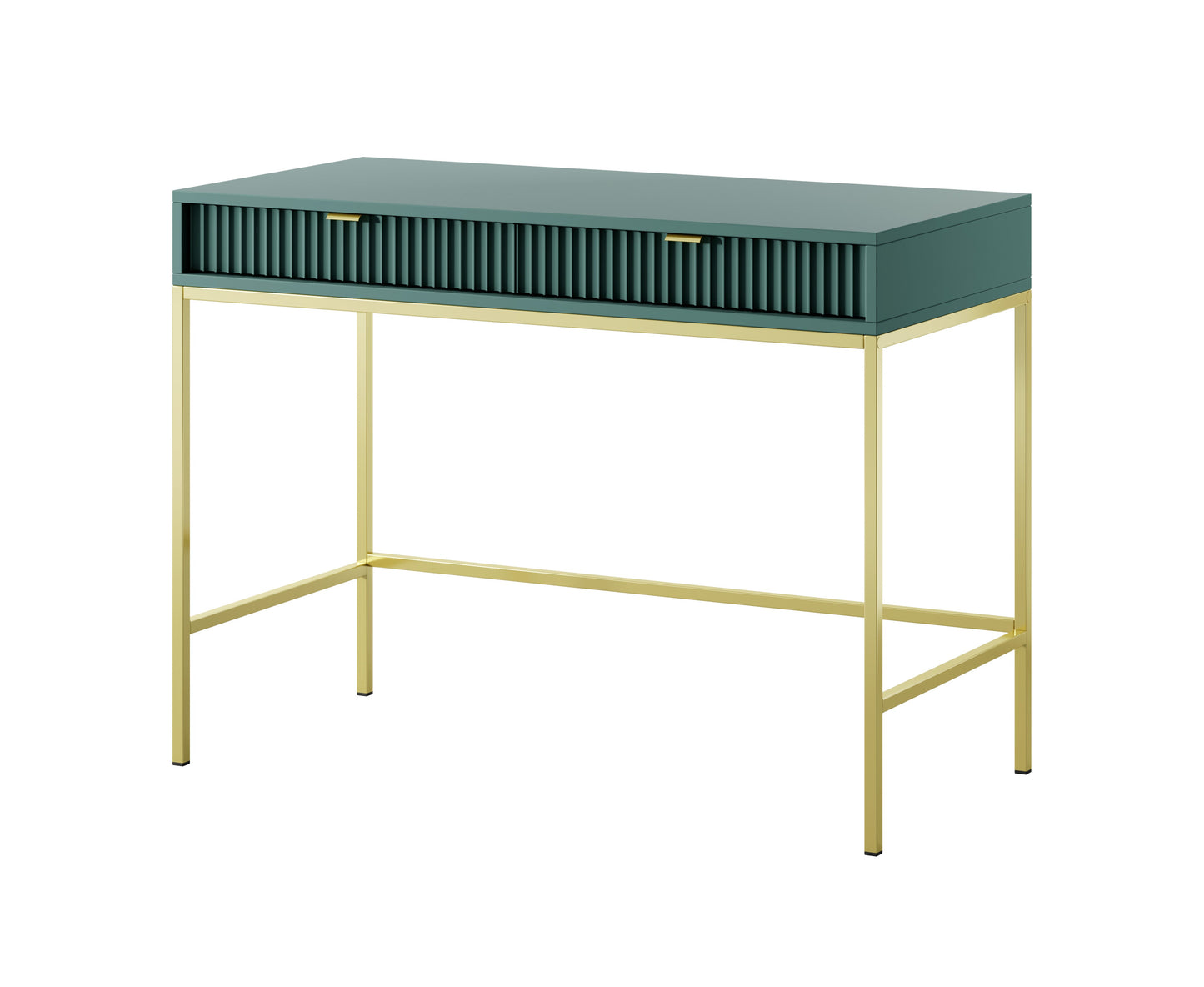 Nova Vanity Table Labrador Green - A Fusion of Modern Elegance and Practical Storage