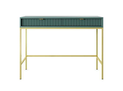 Nova Vanity Table Labrador Green - A Fusion of Modern Elegance and Practical Storage