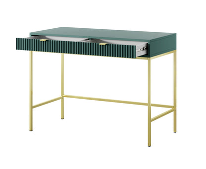 Nova Vanity Table Labrador Green - A Fusion of Modern Elegance and Practical Storage