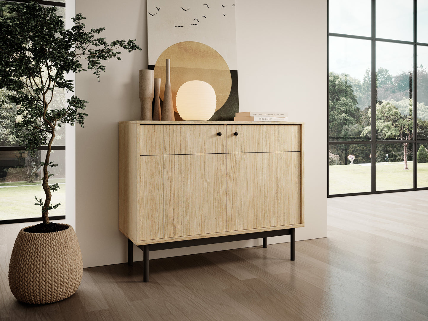 PI JAPANDI SIDEBOARD K104 – Oak Linea