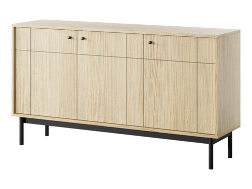 PI Japandi Three-Door K154 Sideboard in Oak Linea