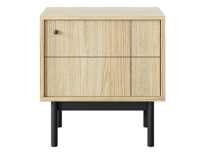 PI Japandi S54 Nightstand in Oak Linea