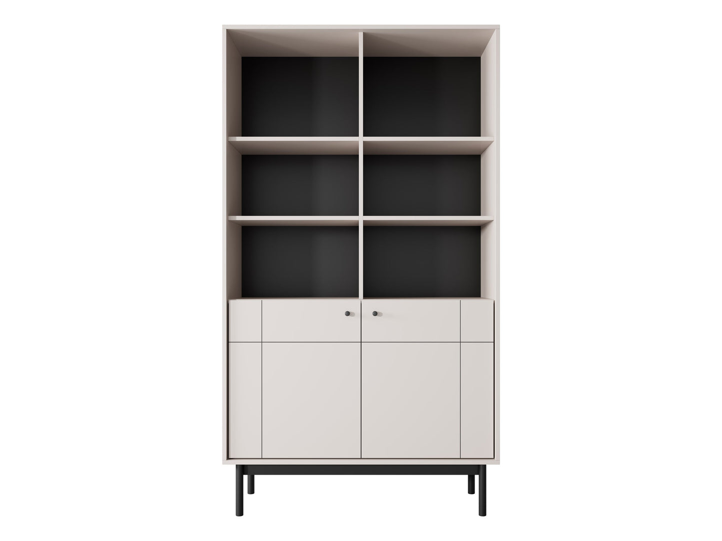 PI Japandi R104 Bookcase Cashmere