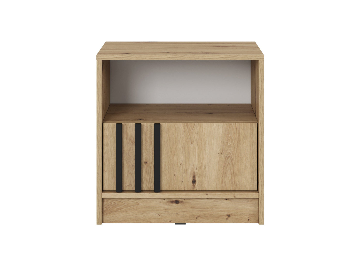 PI Nelly Bedside Table – Artisan Oak / Black