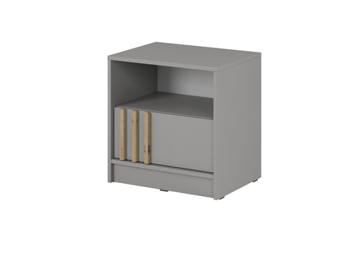 PI Nelly Bedside Table – Grey / Artisan Oak