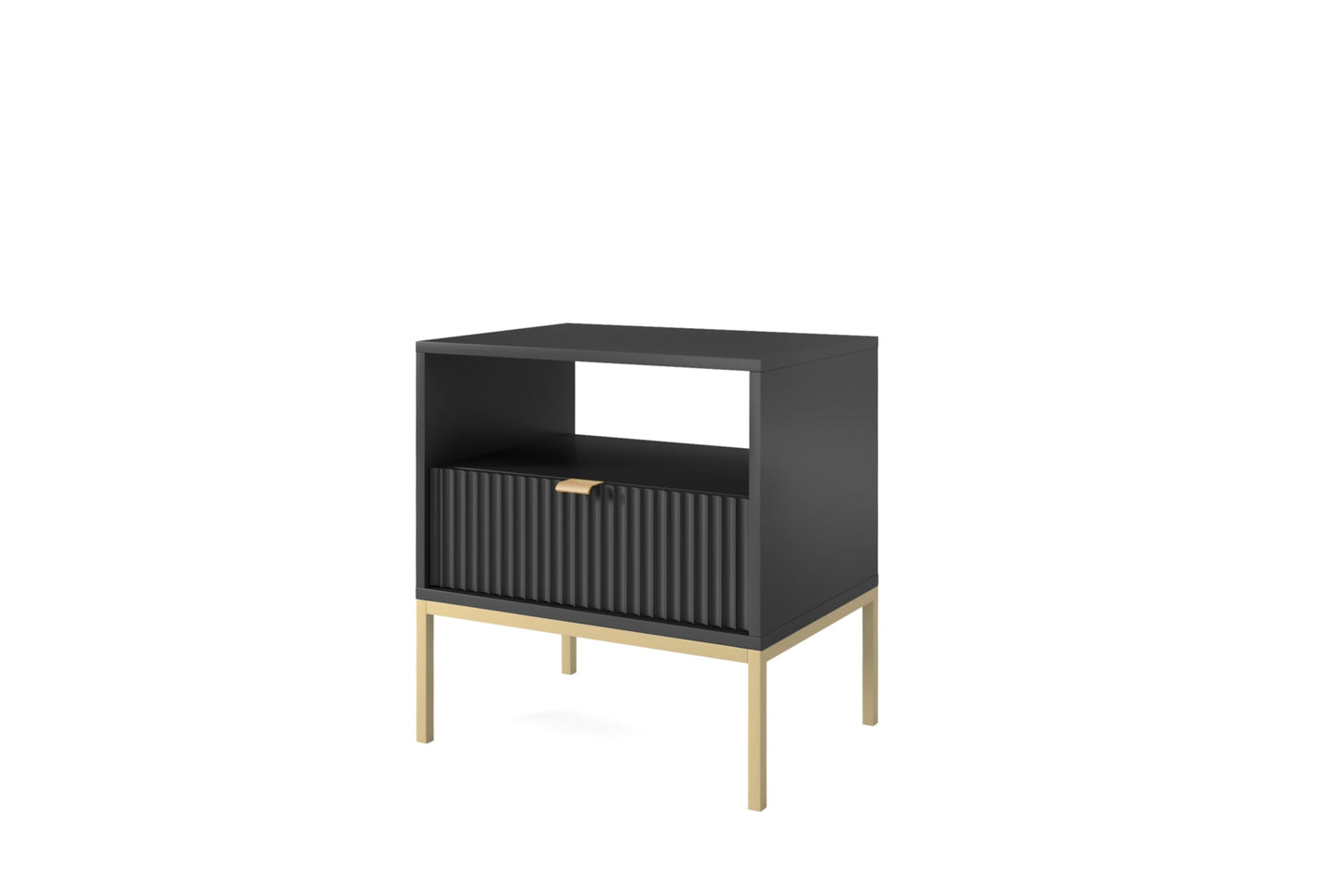 Nova Nightstand Black - Modern Elegance for Your Bedroom