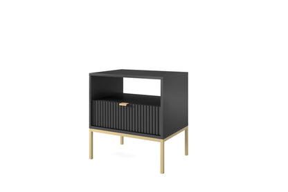 Nova Nightstand Black - Modern Elegance for Your Bedroom