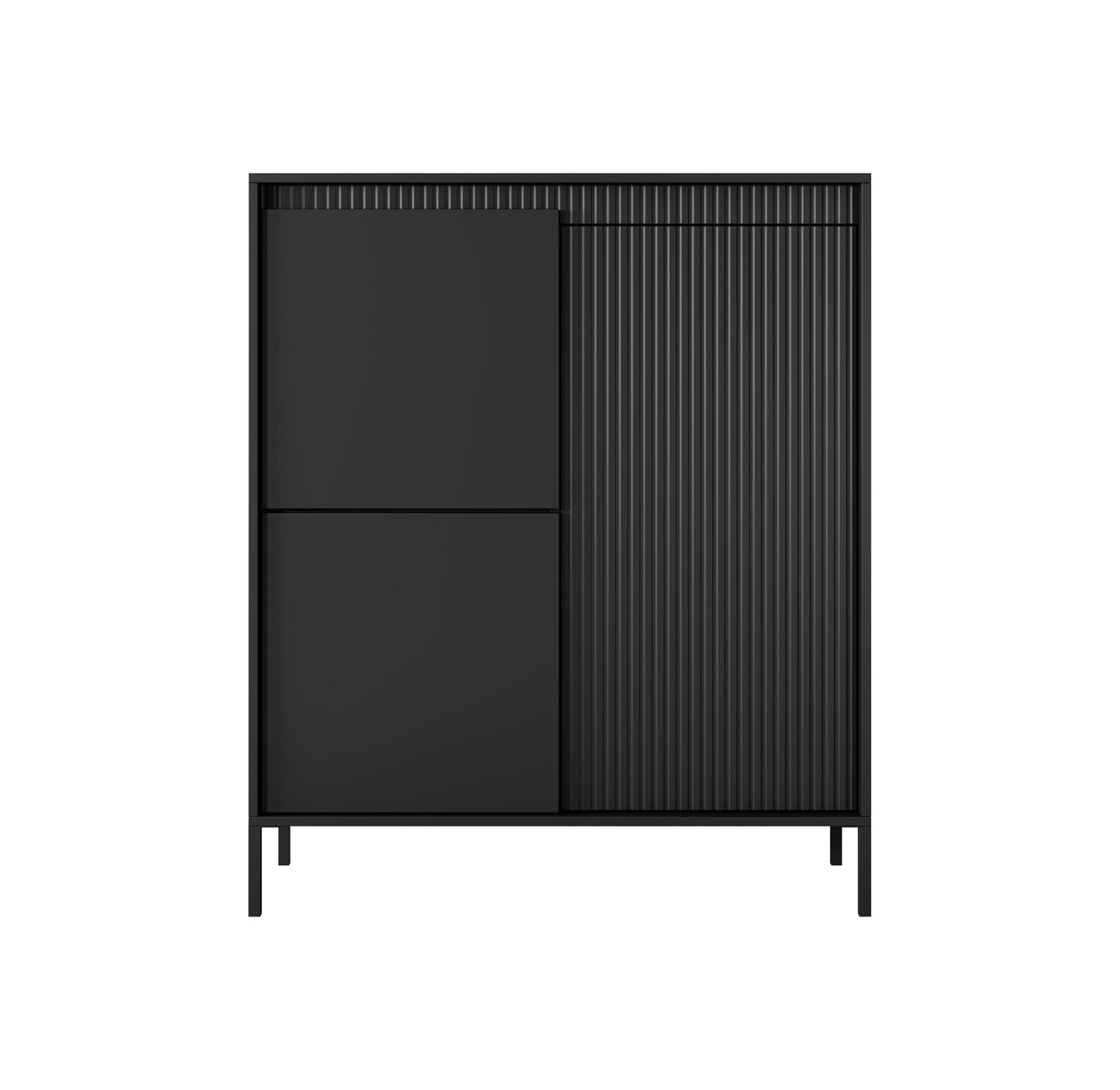 Lask Senso – High Sideboard 104 cm Black