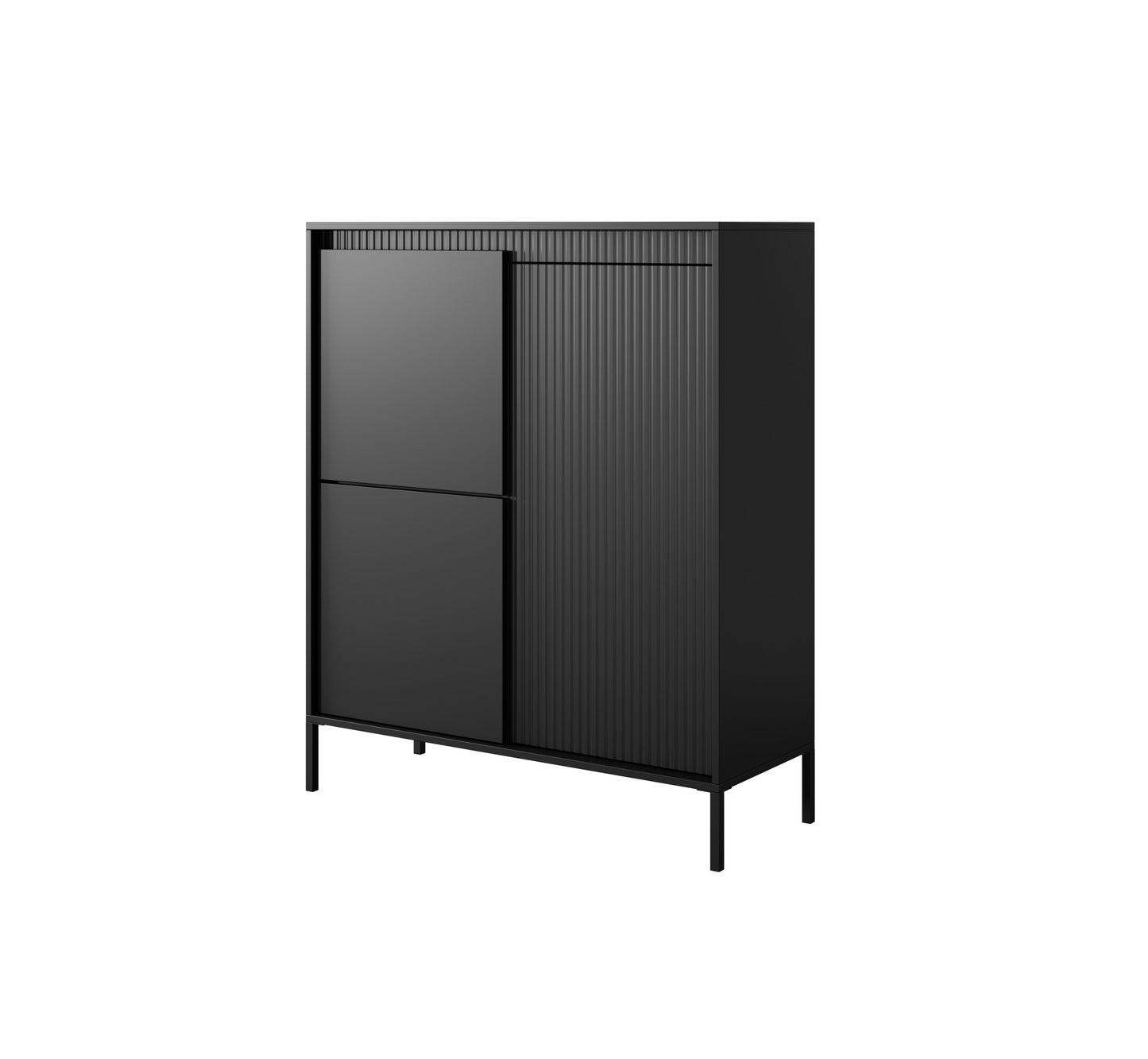 Lask Senso – High Sideboard 104 cm Black