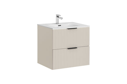 Adel Cashmere Bathroom with High Cabinet 60 cm Sky SET-ADC