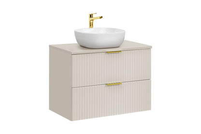 Adel Cashmere Gold Handle Bathroom Smile 80 cm SET-ADC B