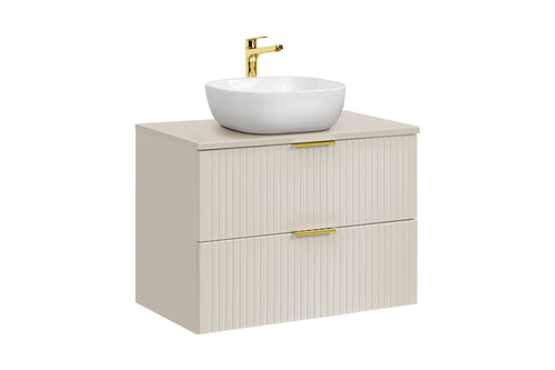 Adel Cashmere Gold Handle Bathroom Smile 80 cm SET-ADC B