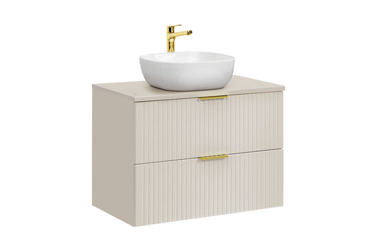 Adel Cashmere Gold Handle Bathroom Smile 80 cm SET-ADC B