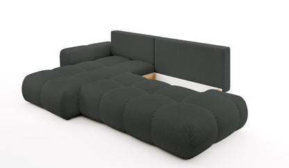 Lask SOHO Corner Sofa Bed with Storage – 286 x 177 cm – Left or Right Configuration