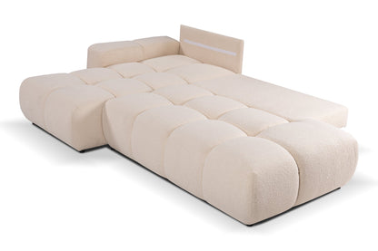 Lask SOHO Corner Sofa Bed with Storage – 286 x 177 cm – Left or Right Configuration