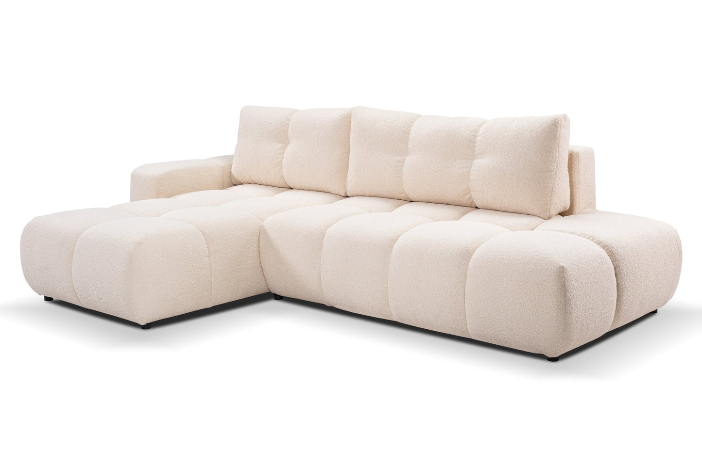 Lask SOHO Corner Sofa Bed with Storage – 286 x 177 cm – Left or Right Configuration