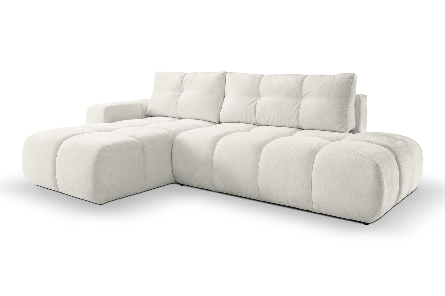 Lask SOHO Corner Sofa Bed with Storage – 286 x 177 cm – Left or Right Configuration