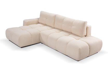 Lask SOHO Corner Sofa Bed with Storage – 286 x 177 cm – Left or Right Configuration