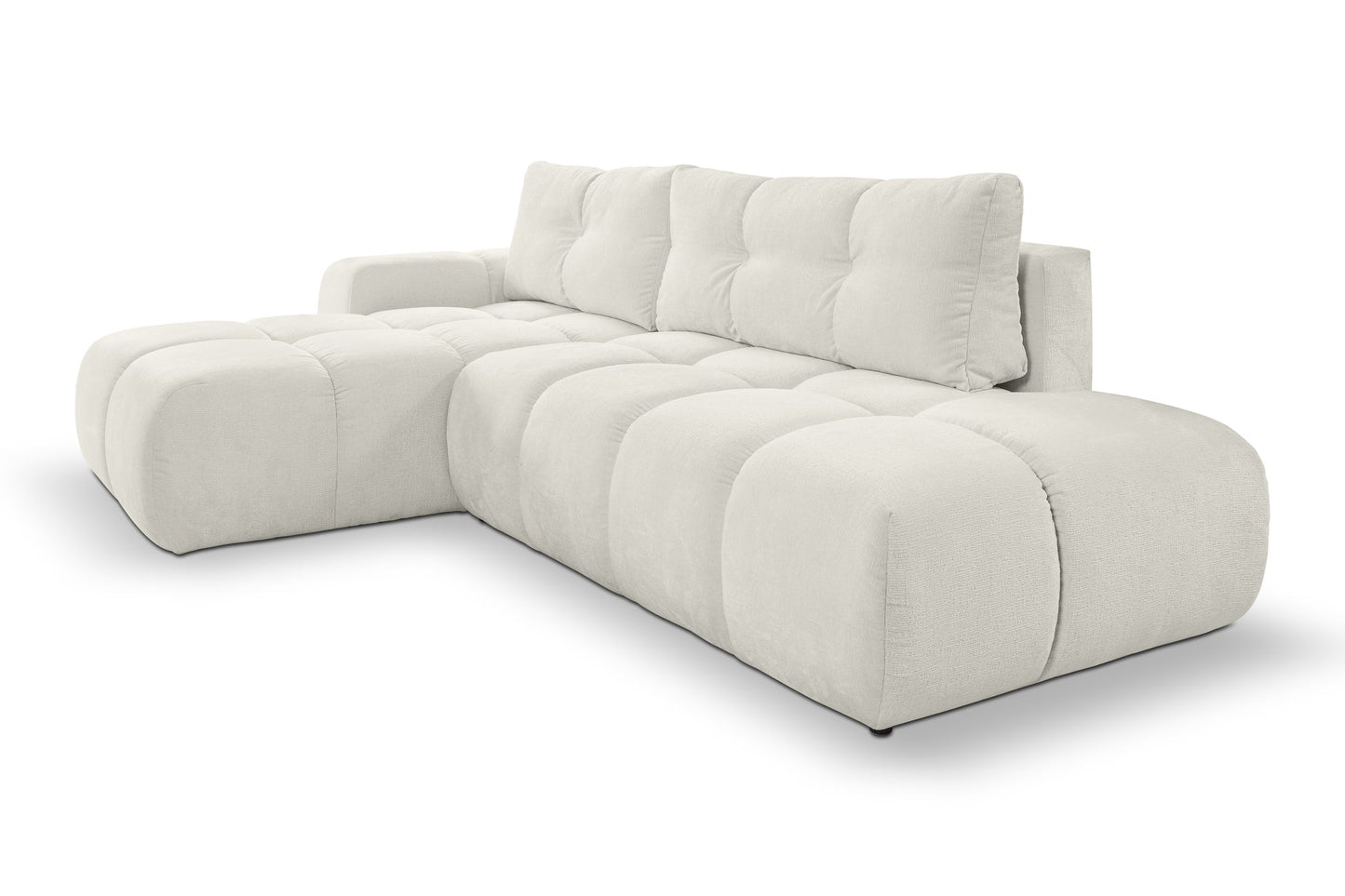 Lask SOHO Corner Sofa Bed with Storage – 286 x 177 cm – Left or Right Configuration