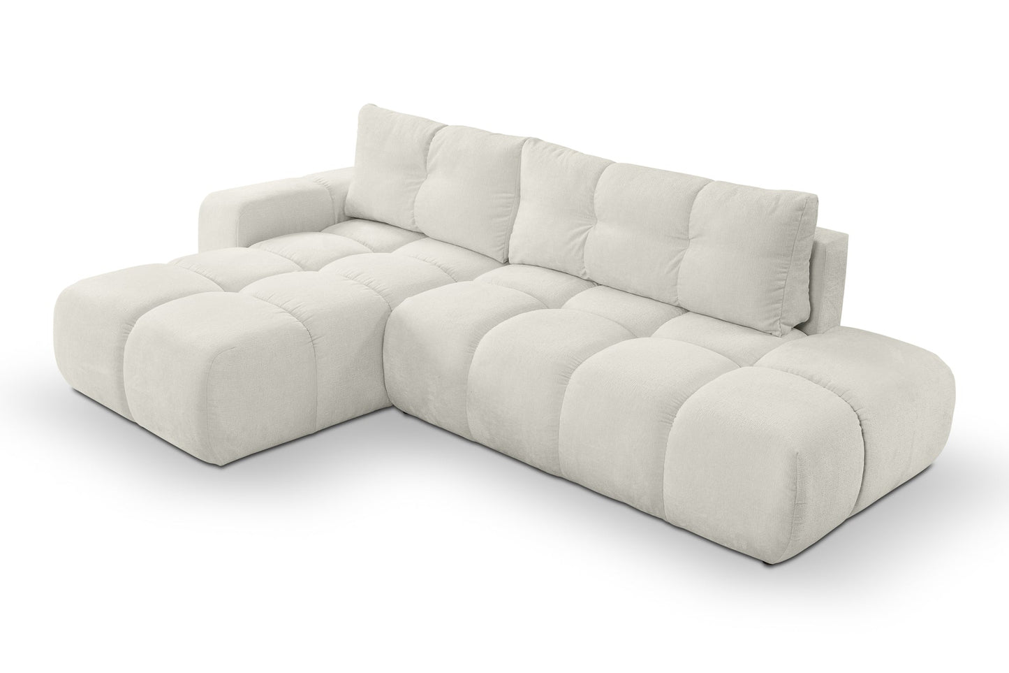 Lask SOHO Corner Sofa Bed with Storage – 286 x 177 cm – Left or Right Configuration