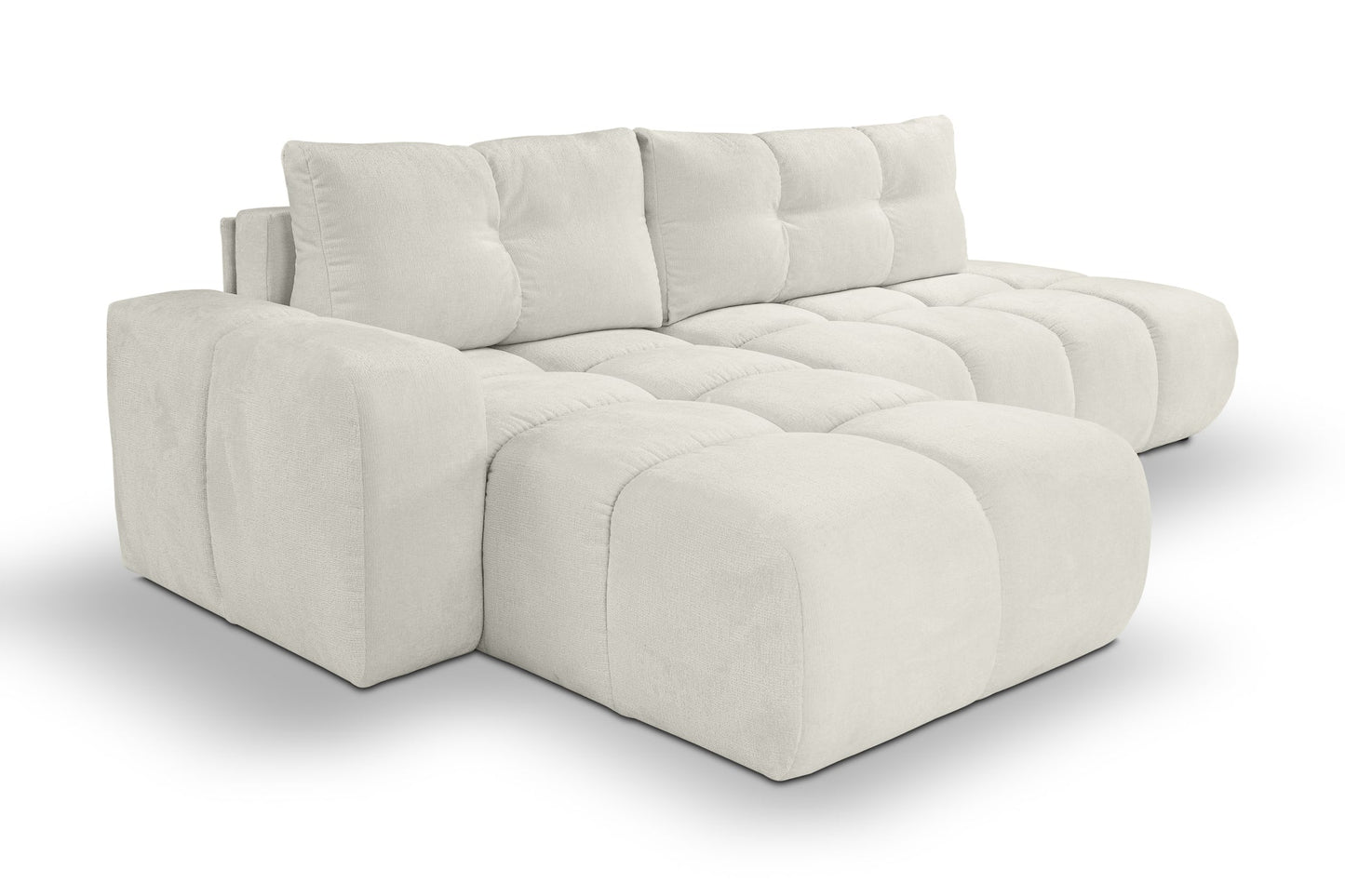 Lask SOHO Corner Sofa Bed with Storage – 286 x 177 cm – Left or Right Configuration