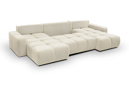 Lask SOHO U-Shaped Corner Sofa Bed with Storage – 359 x 177 cm