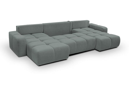 Lask SOHO U-Shaped Corner Sofa Bed with Storage – 359 x 177 cm
