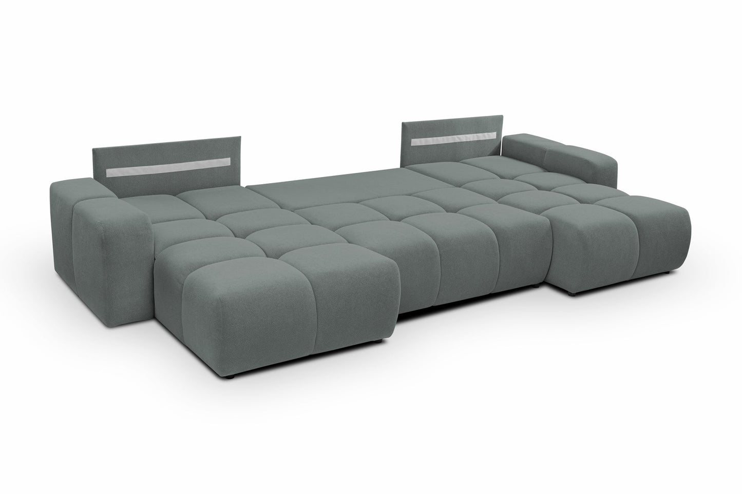 Lask SOHO U-Shaped Corner Sofa Bed with Storage – 359 x 177 cm