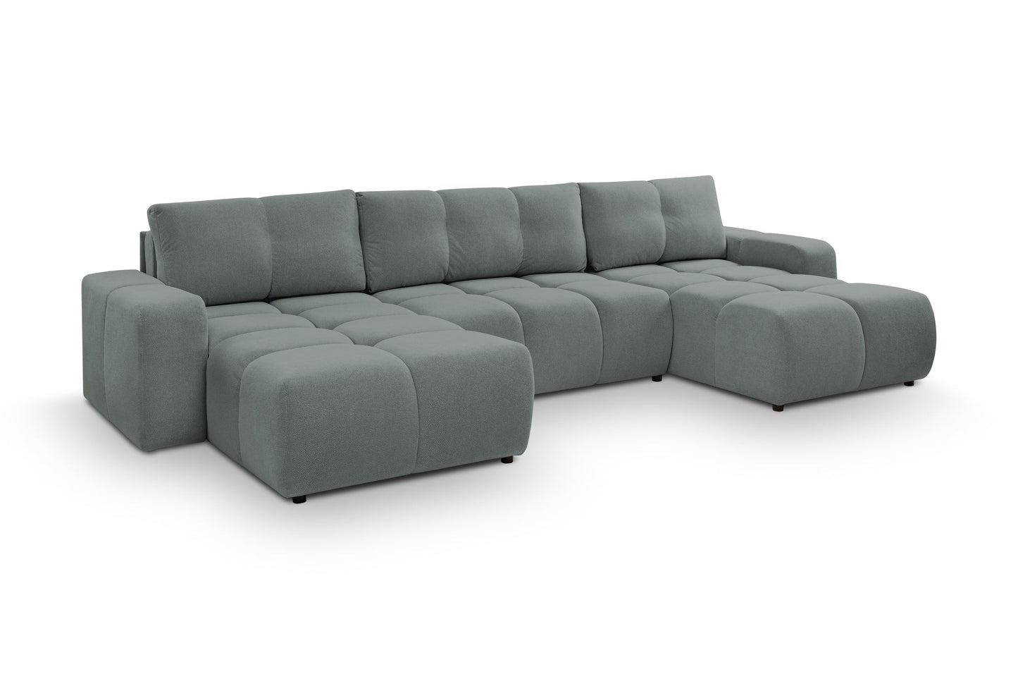 Lask SOHO U-Shaped Corner Sofa Bed with Storage – 359 x 177 cm