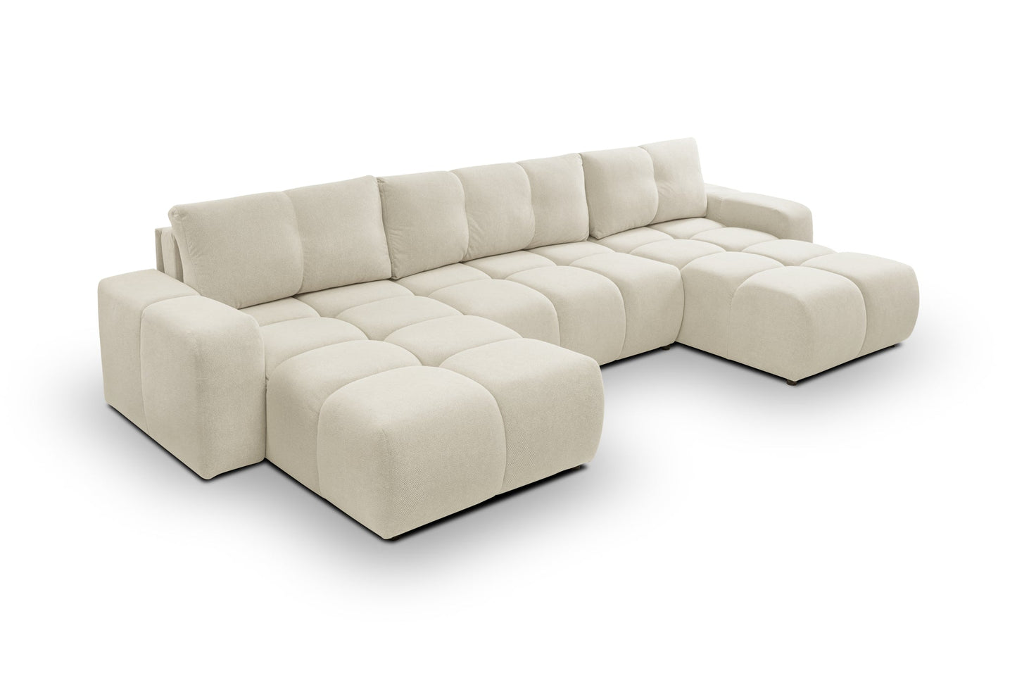 Lask SOHO U-Shaped Corner Sofa Bed with Storage – 359 x 177 cm