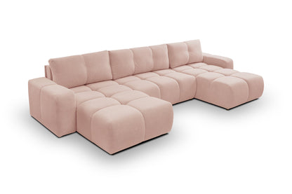 Lask SOHO U-Shaped Corner Sofa Bed with Storage – 359 x 177 cm