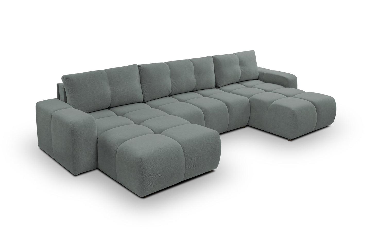 Lask SOHO U-Shaped Corner Sofa Bed with Storage – 359 x 177 cm