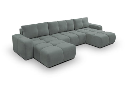 Lask SOHO U-Shaped Corner Sofa Bed with Storage – 359 x 177 cm