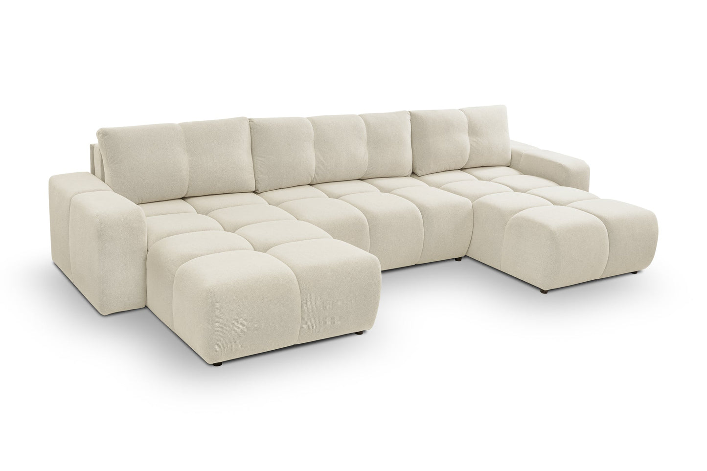Lask SOHO U-Shaped Corner Sofa Bed with Storage – 359 x 177 cm