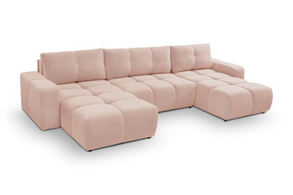 Lask SOHO U-Shaped Corner Sofa Bed with Storage – 359 x 177 cm