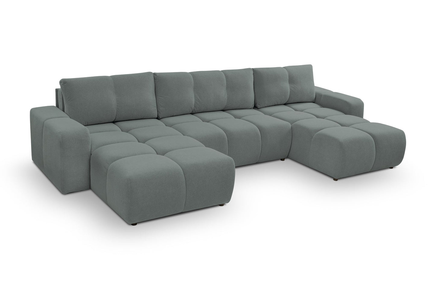 Lask SOHO U-Shaped Corner Sofa Bed with Storage – 359 x 177 cm