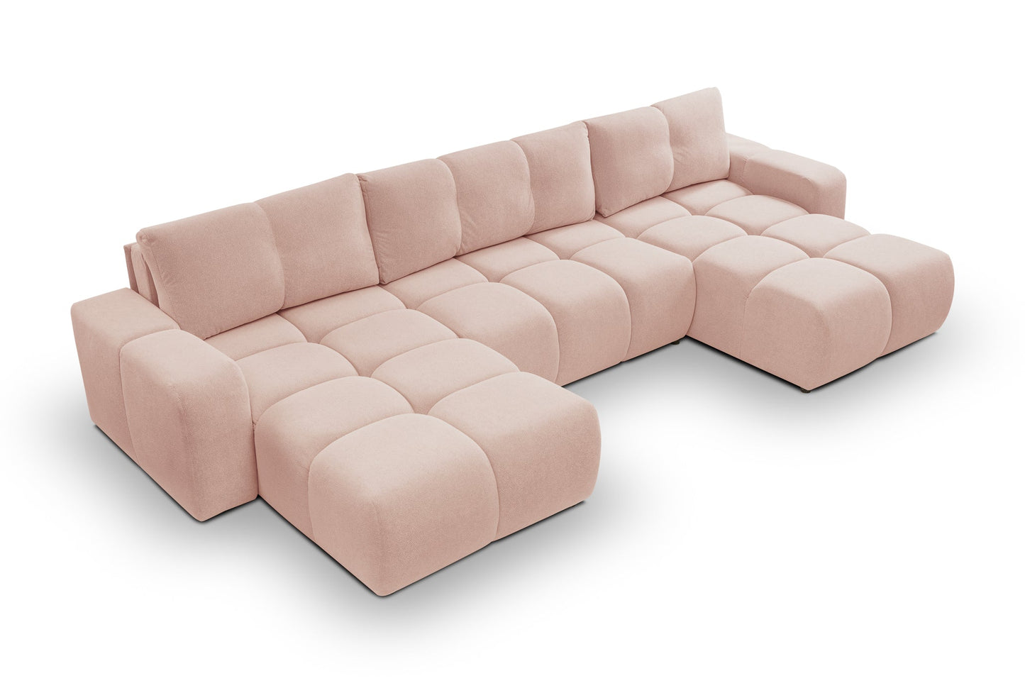 Lask SOHO U-Shaped Corner Sofa Bed with Storage – 359 x 177 cm